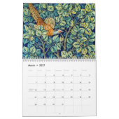 William Morris Vögel und Blumen Design Kalender (Mär 2027)