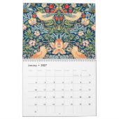 William Morris Vögel und Blumen Design Kalender (Jan 2027)