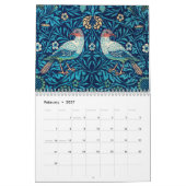 William Morris Vögel und Blumen Design Kalender (Feb 2027)