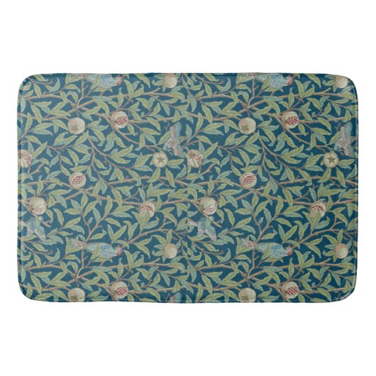 William Morris "Vogel und Granatapfel" Badematte (Vorderseite)