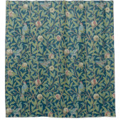 William Morris "Vogel und Granatapfel" Duschvorhang (Vorderseite)