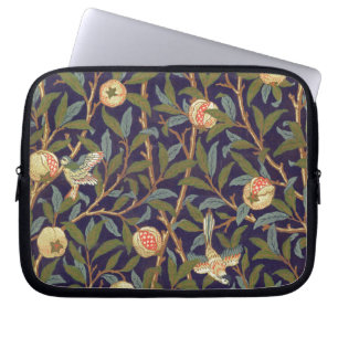 William Morris Vogel und Granatapfel Laptopschutzhülle