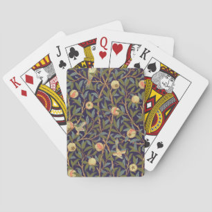 William Morris Vogel und Granatapfel Spielkarten