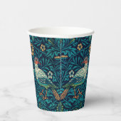 William Morris - Vogelflorale Muster-Splicing Pappbecher (Rechts)