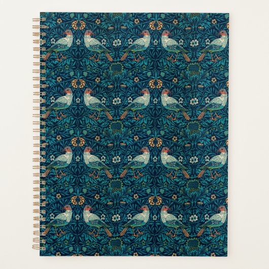 William Morris - Vogelflorale Muster-Splicing Planer (Vorderseite)