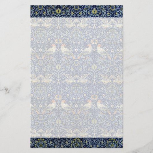 William Morris Vogelmuster Briefpapier (Vorderseite)