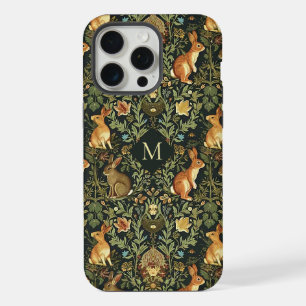 William Morris Wald Blumen Hasen Weihnachten iPhone 15 Pro Max Hülle