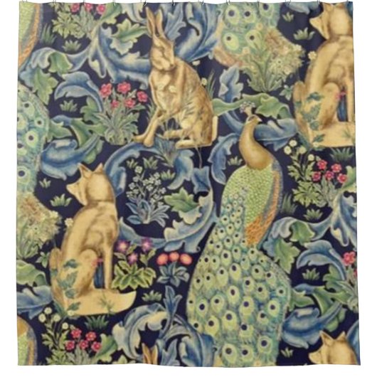 William-Morris-Wald Duschvorhang (Vorderseite)