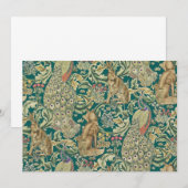William Morris "Wald" Einladung (Vorne/Hinten)