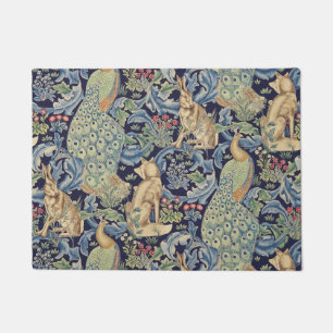 William Morris-Wald-Kaninchen Fußmatte