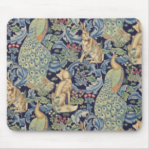 William Morris-Wald-Kaninchen Mousepad