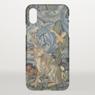 William Morris Wald Rabbit Floral Art Nouveau iPhone XS Hülle
