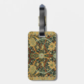 William Morris Wald-Tapetenmuster: Vintage Gepäckanhänger (Rückseite vertikal)