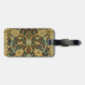 William Morris Wald-Tapetenmuster: Vintage Gepäckanhänger (Rückseite horizontal)