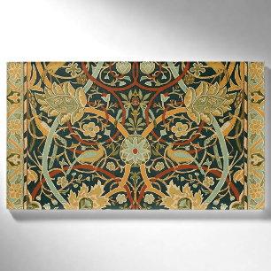 William Morris Wald-Tapetenmuster: Vintage Namenschild