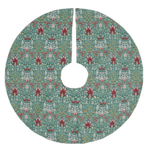 William Morris Waldgrünes Blumen-Wallpaper Polyester Weihnachtsbaumdecke