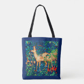 William Morris Waldhirschteppichdruck Tasche (Rückseite)