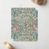 William Morris Waldunkräuter Mitteilungskarte (Vorderseite/Rückseite Beispiel)