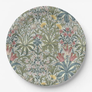 William Morris Waldunkräuter Pappteller