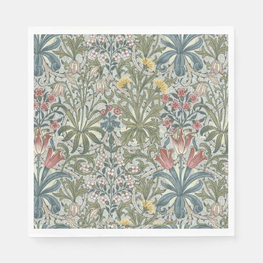 William Morris Waldunkräuter Serviette (Vorderseite)