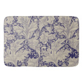 William Morris Wallflower Blue Damask Badematte (Vorderseite)