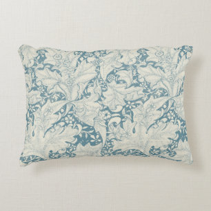 William Morris Wallflower Blue Damask Dekokissen