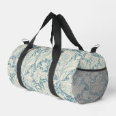 William Morris Wallflower Blue Damask Duffle Bag (Rechte Ecke)