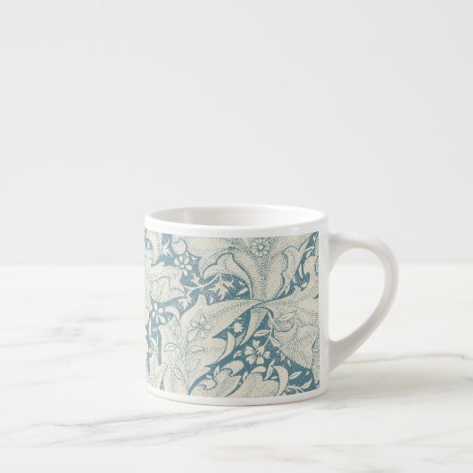 William Morris Wallflower Blue Damask Espressotasse (Rechts)