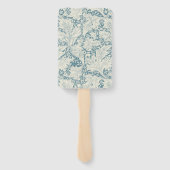 William Morris Wallflower Blue Damask Fächer (Rückseite)