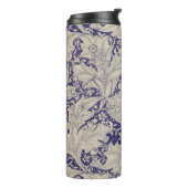 William Morris Wallflower Blue Damask Thermosbecher (Nach links gedreht)