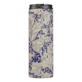 William Morris Wallflower Blue Damask Thermosbecher (Rückseite)
