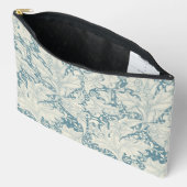 William Morris Wallflower Blue Damask Zubehörtasche (Offen)