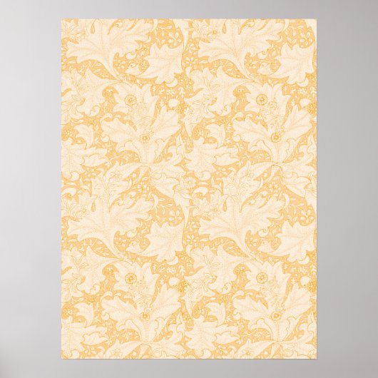 William Morris Wallflower Wallpaper Design Art Poster (Vorne)