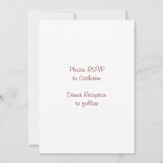 William Morris Wallpaper Designs Einladung (Rückseite)