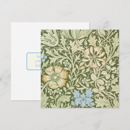 William Morris Wallpaper Designs Einladung (Vorne/Hinten)