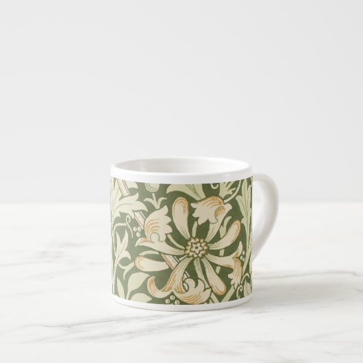 William Morris Wallpaper Designs Espressotasse (Vorderseite Rechts)