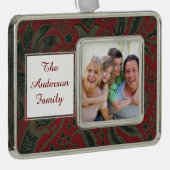 William Morris Wallpaper Pattern Rahmen-Ornament Silber (Rechts)