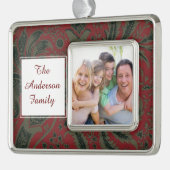 William Morris Wallpaper Pattern Rahmen-Ornament Silber (Links)