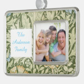 William Morris Wallpaper Pattern Rahmen-Ornament Silber (Links)