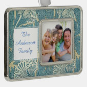 William Morris Wallpaper Pattern Rahmen-Ornament Silber (Rechts)