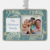 William Morris Wallpaper Pattern Rahmen-Ornament Silber (Vorderseite)