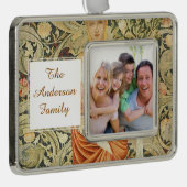 William Morris Wallpaper Pattern Rahmen-Ornament Silber (Rechts)