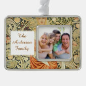 William Morris Wallpaper Pattern Rahmen-Ornament Silber (Vorderseite)