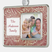 William Morris Wallpaper Pattern Rahmen-Ornament Silber (Links)