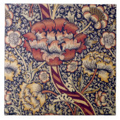 William Morris 'Wandle Chintz' Fliese (Vorderseite)