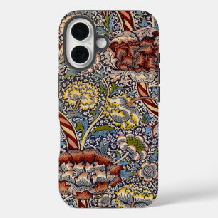 William Morris Wandle English Floral Damask Design iPhone 16 Hülle