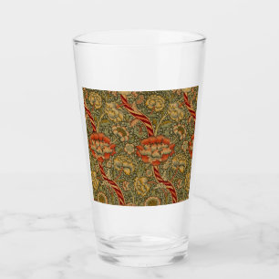 William Morris Wandle English Floral Damask Design Glas