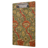 William Morris Wandle English Floral Damask Design Klemmbrett (Links)