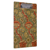 William Morris Wandle English Floral Damask Design Klemmbrett (Rechts)