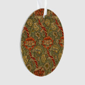 William Morris Wandle English Floral Damask Design Ornament (Vorderseite)